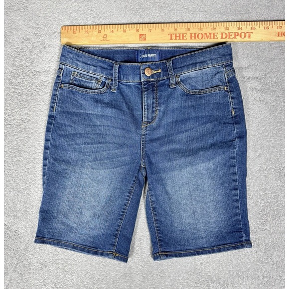 Old Navy Other - Old Navy Girls Kids Size 12 Jean Bermuda Shorts Medium Dark Wash (B7)